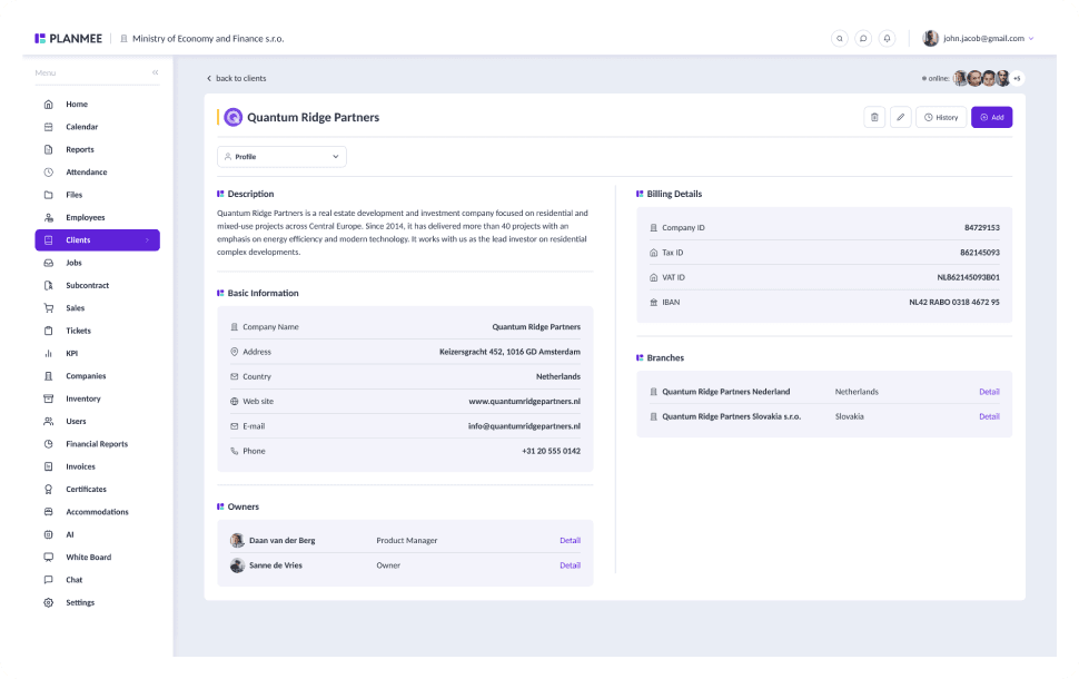 Contact management